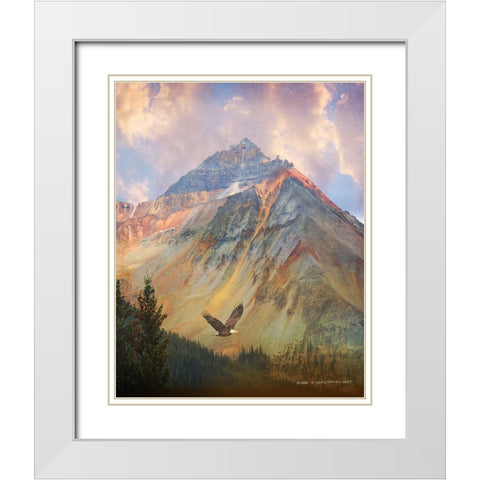 In the Southern San Juan Mountains White Modern Wood Framed Art Print with Double Matting by Vest, Christopher