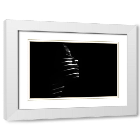 gendis White Modern Wood Framed Art Print with Double Matting by Yudhi Winarno, Teguh