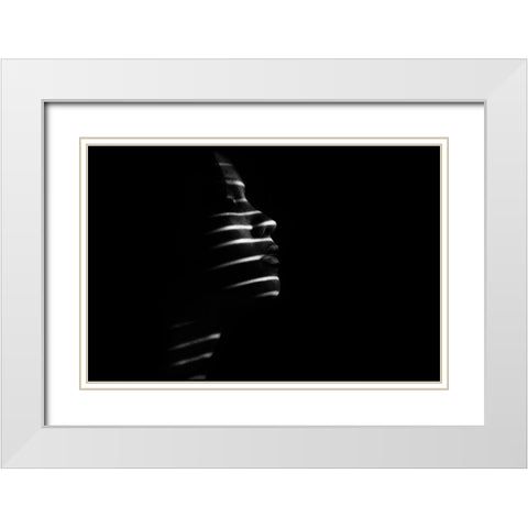 gendis White Modern Wood Framed Art Print with Double Matting by Yudhi Winarno, Teguh