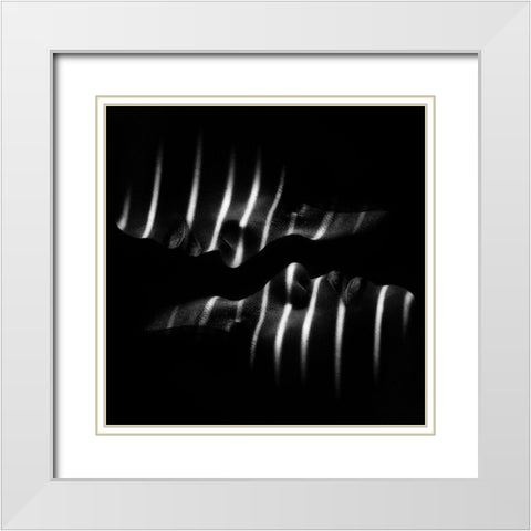 Puteri White Modern Wood Framed Art Print with Double Matting by Yudhi Winarno, Teguh