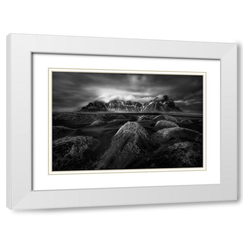 Stockness place White Modern Wood Framed Art Print with Double Matting by Maseda Varela, Alfonso