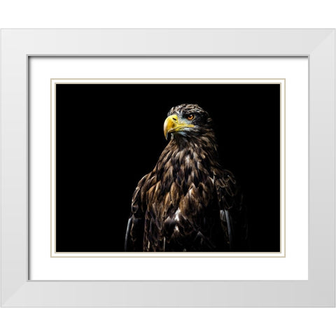 Ego White Modern Wood Framed Art Print with Double Matting by Lechtenfeld, Christian