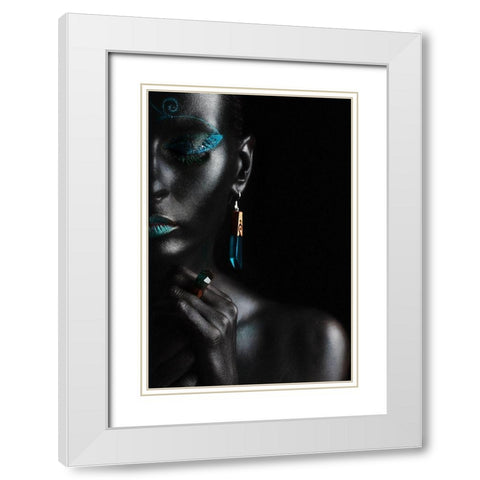 guide White Modern Wood Framed Art Print with Double Matting by Kovalev, Ivan