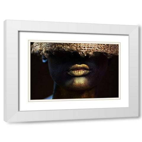 imperfect White Modern Wood Framed Art Print with Double Matting by Kovalev, Ivan