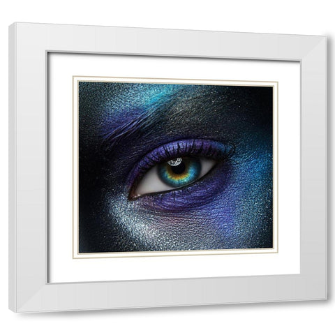 Macro beauty White Modern Wood Framed Art Print with Double Matting by Malikov, Alex