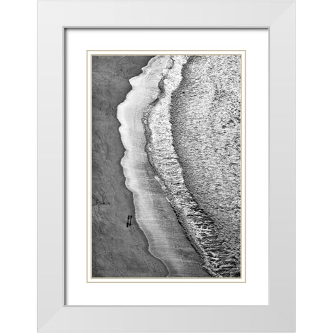 St White Modern Wood Framed Art Print with Double Matting by Lopes Franco, Carlos