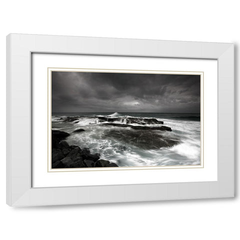 After the storm White Modern Wood Framed Art Print with Double Matting by Brackstone, Mel