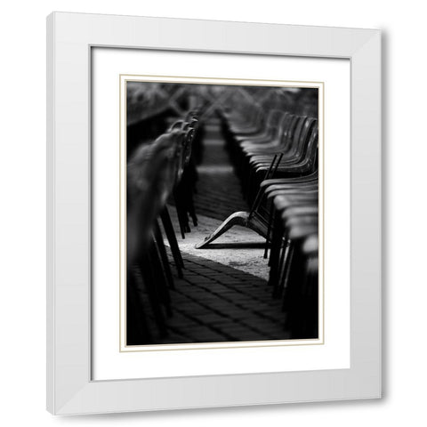to be different White Modern Wood Framed Art Print with Double Matting by Pellegrini, Fulvio