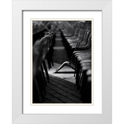 to be different White Modern Wood Framed Art Print with Double Matting by Pellegrini, Fulvio