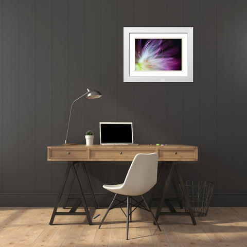 The Will-o-the-Wisp White Modern Wood Framed Art Print with Double Matting by Lionse, Art