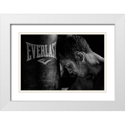 tired White Modern Wood Framed Art Print with Double Matting by Wungkana, Rudolf