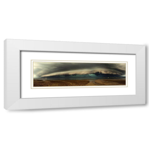 Mother Natures Revenge White Modern Wood Framed Art Print with Double Matting by Brackstone, Mel