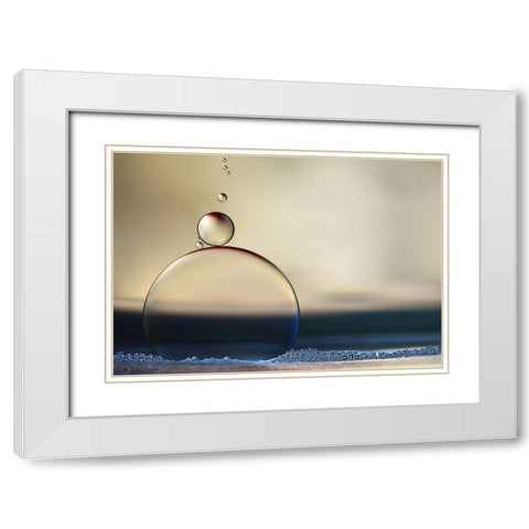 the stragglers White Modern Wood Framed Art Print with Double Matting by Westum, Heidi