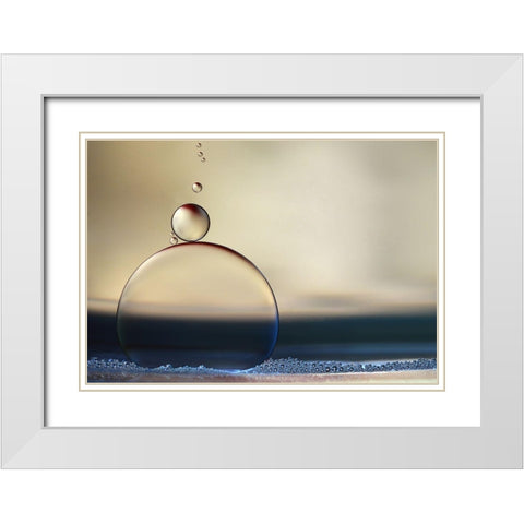 the stragglers White Modern Wood Framed Art Print with Double Matting by Westum, Heidi