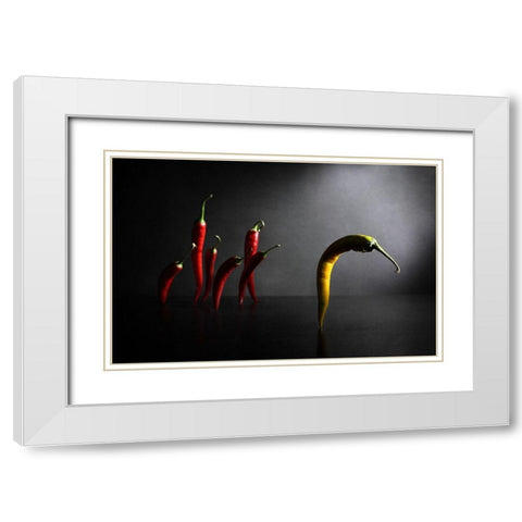 Hit the road, Jack White Modern Wood Framed Art Print with Double Matting by Ivanova, Victoria