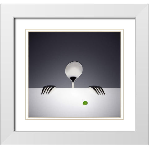 Want you White Modern Wood Framed Art Print with Double Matting by De Kogel, Wieteke