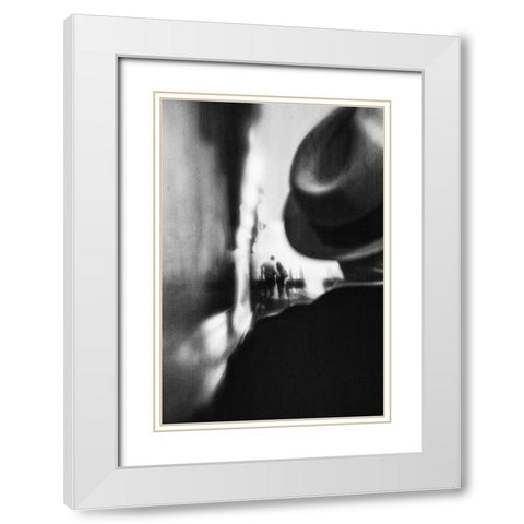 Gone Are The Days White Modern Wood Framed Art Print with Double Matting by Mexia, Laura