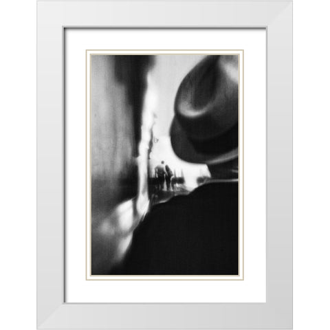 Gone Are The Days White Modern Wood Framed Art Print with Double Matting by Mexia, Laura