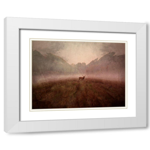 The Night Before... White Modern Wood Framed Art Print with Double Matting by Fabrowski, Robert