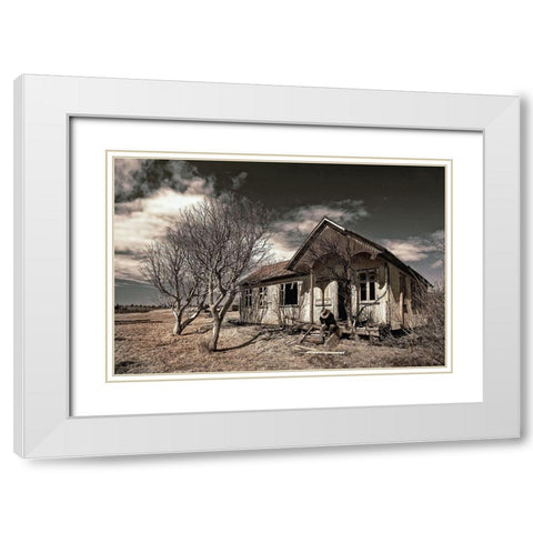 Tumbledown White Modern Wood Framed Art Print with Double Matting by Ingibergsson, Torsteinn H