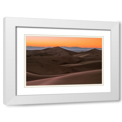 Great Shades White Modern Wood Framed Art Print with Double Matting by Agazzi, Andreas