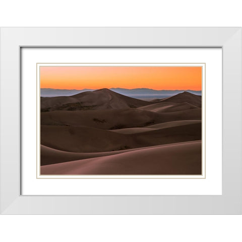 Great Shades White Modern Wood Framed Art Print with Double Matting by Agazzi, Andreas