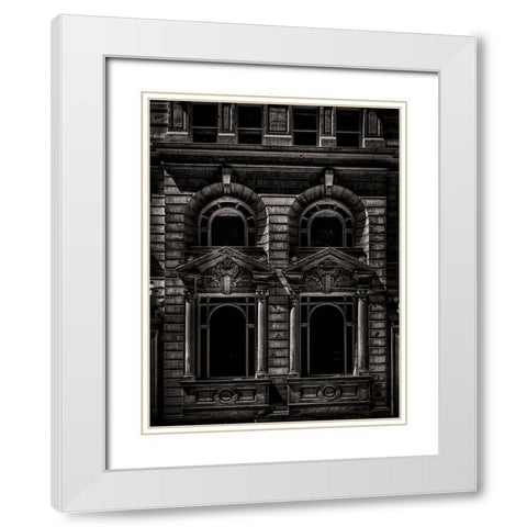 Birkbeck Building Toronto No 2 White Modern Wood Framed Art Print with Double Matting by Carson, Brian