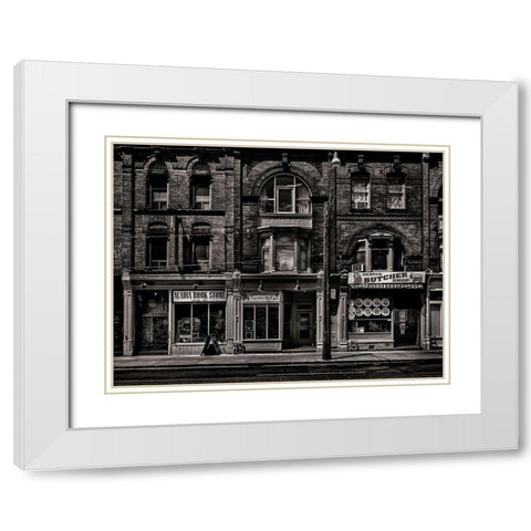 Books Breaks And Butchers White Modern Wood Framed Art Print with Double Matting by Carson, Brian