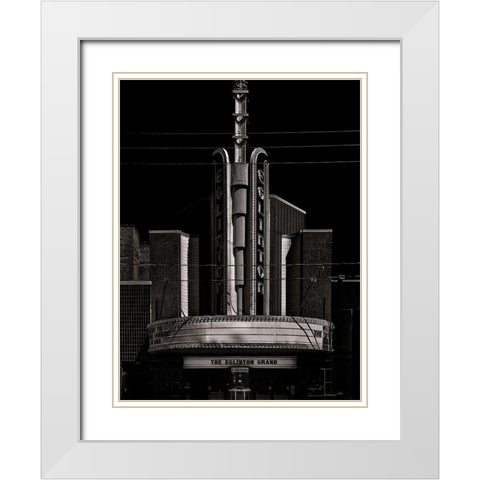 Eglinton Grand No 1 White Modern Wood Framed Art Print with Double Matting by Carson, Brian