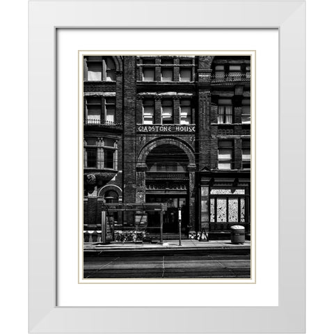 Gladstone Hotel Toronto No 1 White Modern Wood Framed Art Print with Double Matting by Carson, Brian