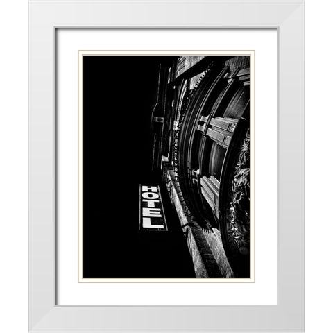 Gladstone Hotel Toronto No 2 White Modern Wood Framed Art Print with Double Matting by Carson, Brian