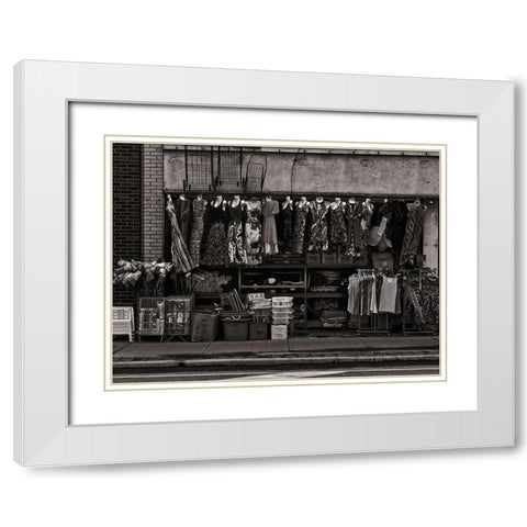 Local Everything Store White Modern Wood Framed Art Print with Double Matting by Carson, Brian