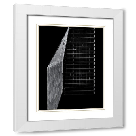 Adelaide Street Tower Toronto White Modern Wood Framed Art Print with Double Matting by Carson, Brian