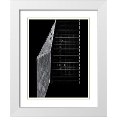 Adelaide Street Tower Toronto White Modern Wood Framed Art Print with Double Matting by Carson, Brian