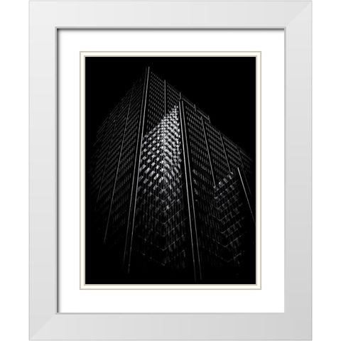 Adelaide Street Toront No 130 White Modern Wood Framed Art Print with Double Matting by Carson, Brian