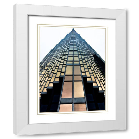 Bay Street South Tower Toronto No 2004 Color White Modern Wood Framed Art Print with Double Matting by Carson, Brian