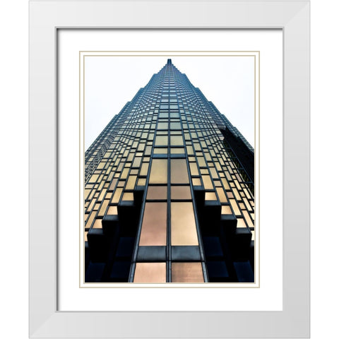Bay Street South Tower Toronto No 2004 Color White Modern Wood Framed Art Print with Double Matting by Carson, Brian