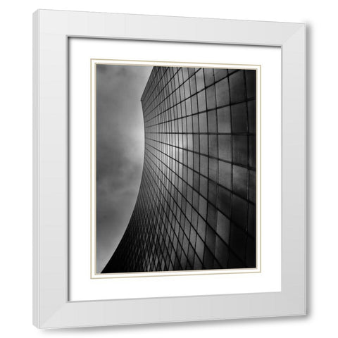 University Avenue Toronto No 701 White Modern Wood Framed Art Print with Double Matting by Carson, Brian