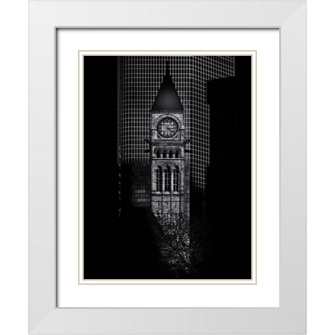 Old City Hall Toronto No 1 White Modern Wood Framed Art Print with Double Matting by Carson, Brian