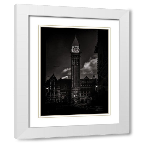 Old City Hall Toronto No 5 White Modern Wood Framed Art Print with Double Matting by Carson, Brian
