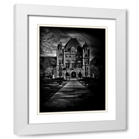 Ontario Main Legislative Building White Modern Wood Framed Art Print with Double Matting by Carson, Brian