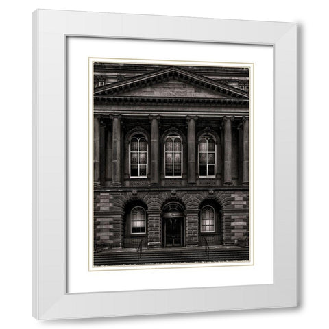 Osgoode Hall Toronto No 2 White Modern Wood Framed Art Print with Double Matting by Carson, Brian