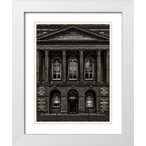 Osgoode Hall Toronto No 2 White Modern Wood Framed Art Print with Double Matting by Carson, Brian