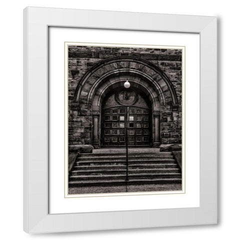 Trinity St Pauls Church No 1 White Modern Wood Framed Art Print with Double Matting by Carson, Brian