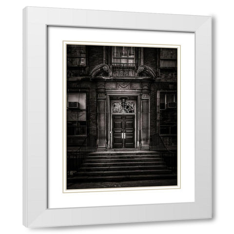University of Toronto Fitzgerald Building No 2 White Modern Wood Framed Art Print with Double Matting by Carson, Brian