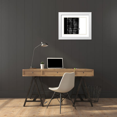 Window Washing No 4 White Modern Wood Framed Art Print with Double Matting by Carson, Brian