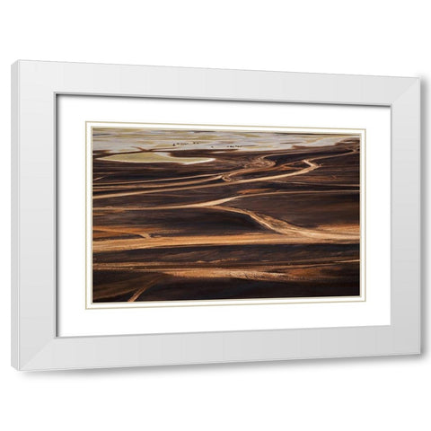 The wild White Modern Wood Framed Art Print with Double Matting by Chang, Phillip