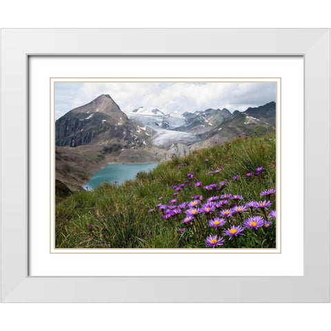 Corno Gries-Switzerland White Modern Wood Framed Art Print with Double Matting by Guarino, Vito