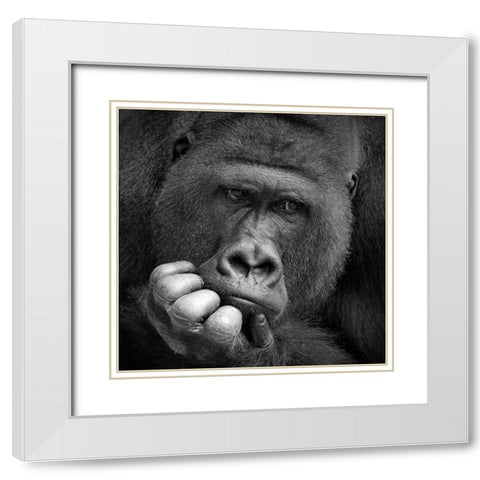 I had a Dream White Modern Wood Framed Art Print with Double Matting by Wenner-Braun, Antje