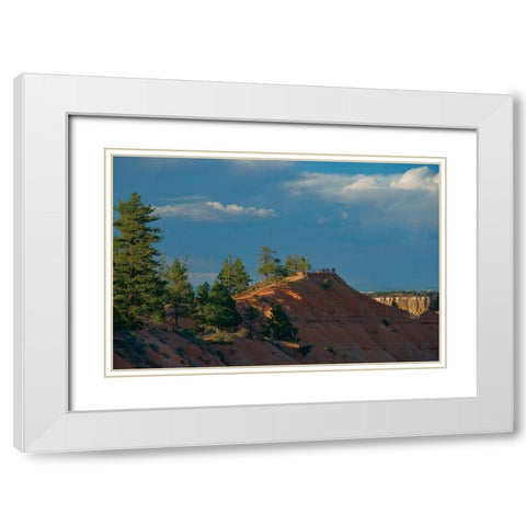 Sunset Point-Bryce Canyon National Park-Utah White Modern Wood Framed Art Print with Double Matting by Fitzharris, Tim